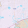Colorcast Zip Code Style Wall Map of Sugarland, TX