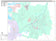 Premium Style Wall Map of Temple, TX