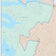 Colorcast Zip Code Style Wall Map of Temple, TX