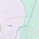 Colorcast Zip Code Style Wall Map of Temple, TX