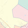 Colorcast Zip Code Style Wall Map of Victoria, TX