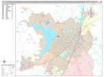Premium Style Wall Map of Waco by Market Maps