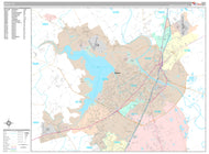 Premium Style Wall Map of Waco by Market Maps