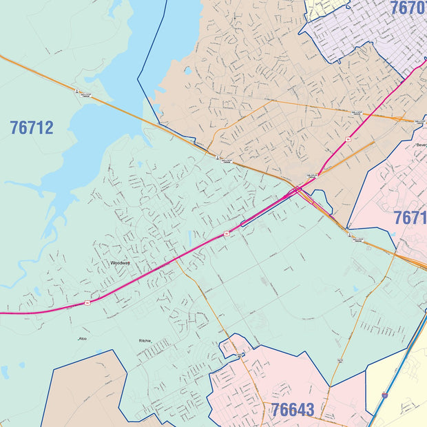 Central Texas Wall Maps – Tagged 