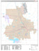 Premium Style Wall Map of Wichita Falls, TX