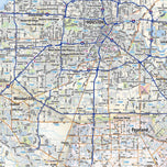 Houston Metro Area Wall Map