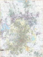 Austin Commercial Wall Map by Mapsco