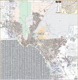 El Paso Wall Map by Universal Map