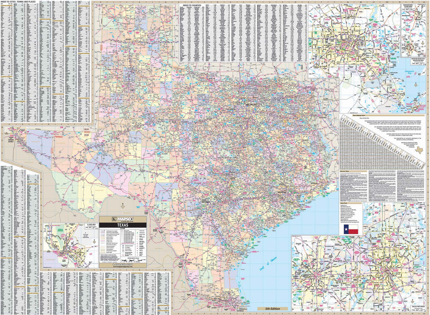 Texas Wall Maps – Tagged 