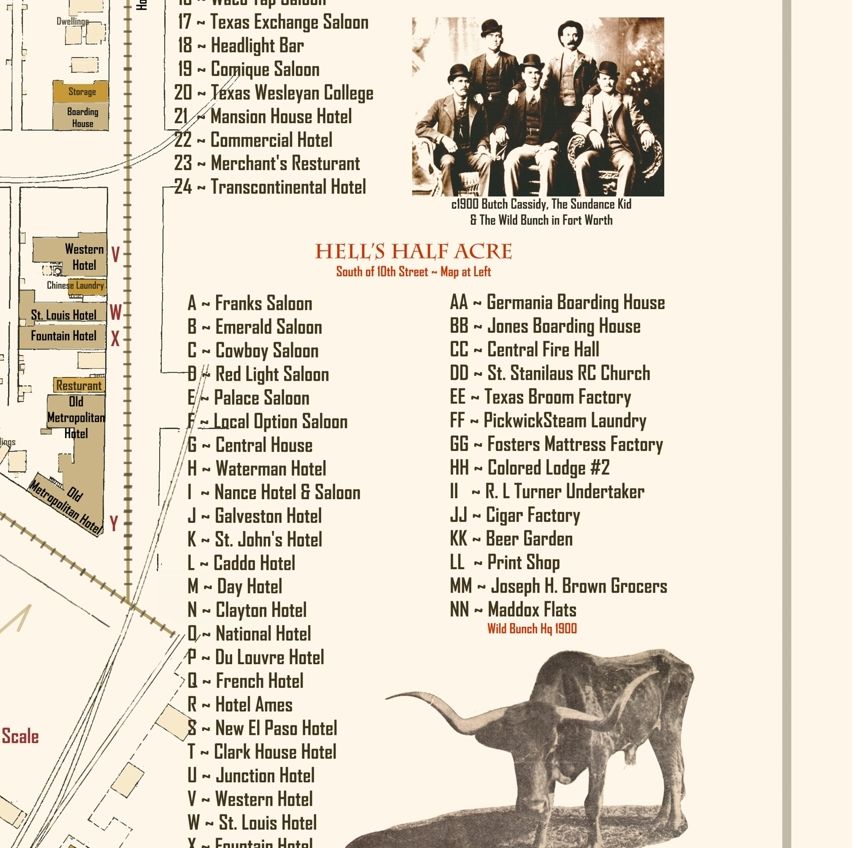 1885 Fort Worth - Hell's Half Acre