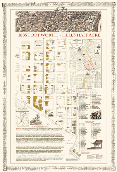 1885 Fort Worth - Hell's Half Acre