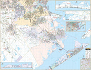Galveston Wall Map by Universal Map