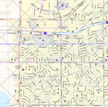 Amarillo Wall Map