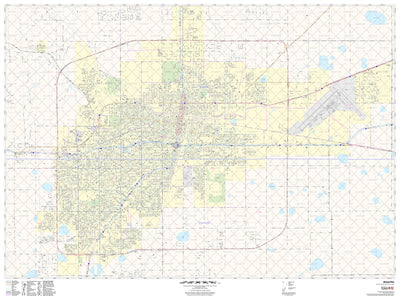 Amarillo Wall Map