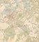 Austin Regional Area Major Arterial Wall Map - Antiqued Version
