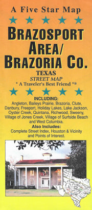 Brazosport Area/Brazoria County by Five Star Maps