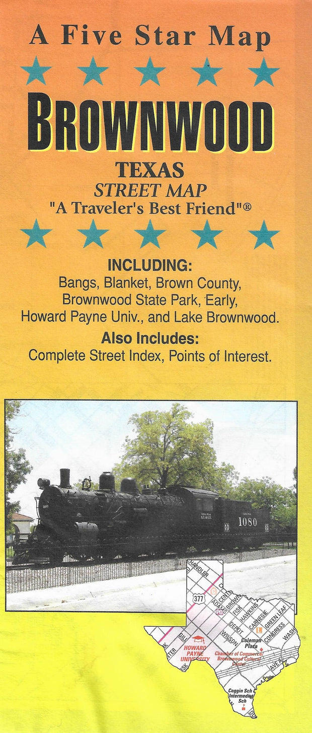 Brownwood Texas Maps from Texas Map Store