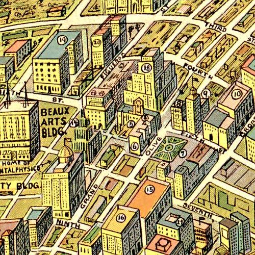 Greater Los Angeles by K M Leuschner, 1932