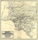 Map of Los Angeles County, Electric, Steam Railway Lines, 1912