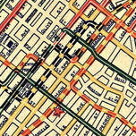 City of Los Angeles Showing Railway Systems, 1906