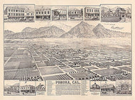Pomona, California by W W Elliott & Co, 1886
