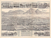 Pomona, California by W W Elliott & Co, 1886