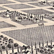 Pomona, California by W W Elliott & Co, 1886