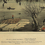 Sacramento City As It Appeared During the Great Inundation In January 1850