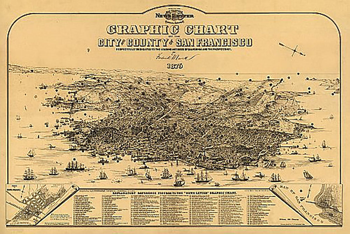 Graphic chart of the city and county of San Francisco, 1875