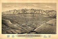 Santa Barbara, California by E S Glover, 1877