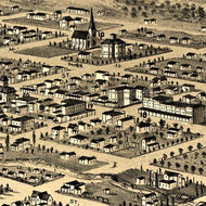 Santa Barbara, California by E S Glover, 1877