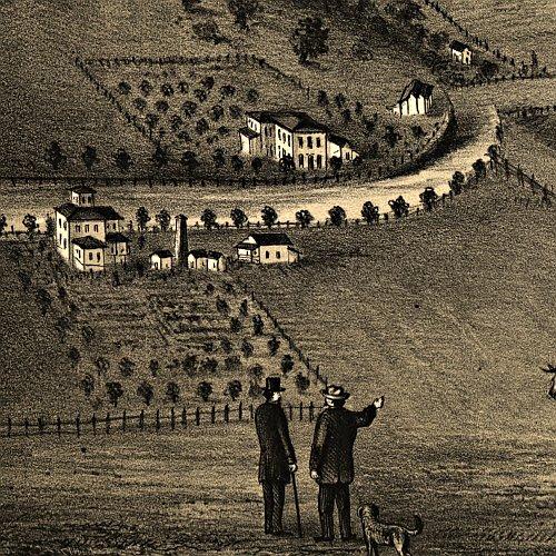 Santa Barbara, California by E S Glover, 1877