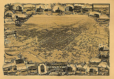 The city of Stockton, California by John H Mitchell, 1895