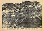 Bird's eye view of Aspen Colorado, 1893