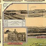 Bird's eye view of Denver Colorado, 1908