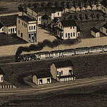 Bird's eye view of Golden Colorado, 1882