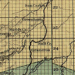Colton's New Sectional Map of the State of Colorado, 1878