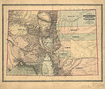 Map of Colorado Territory embracing the Central Gold Region, 1862