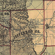 Map of Colorado Territory embracing the Central Gold Region, 1862