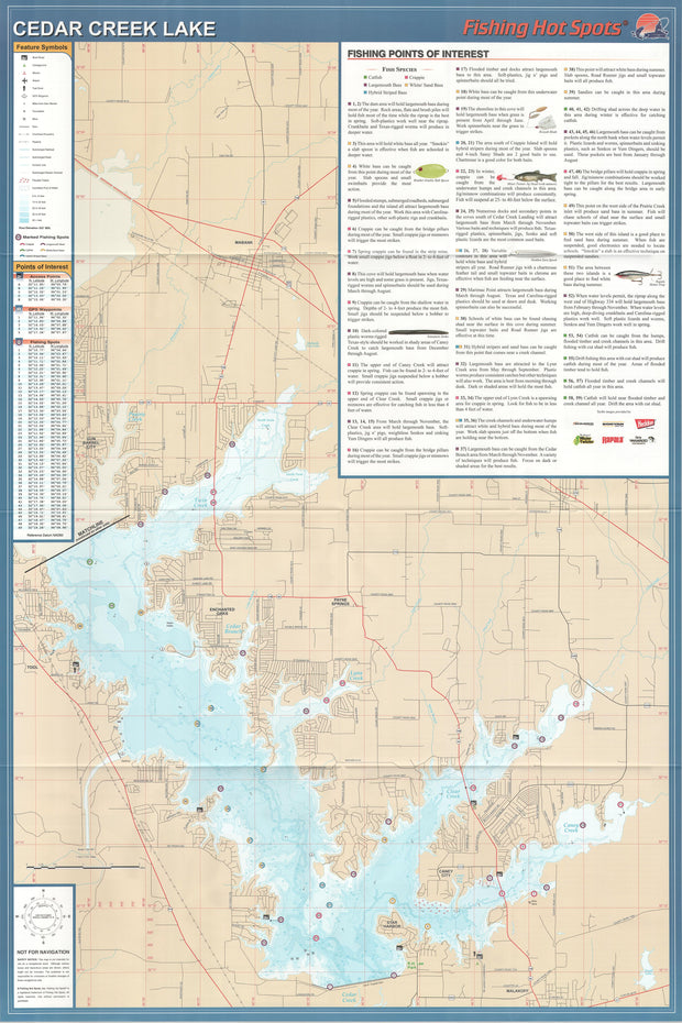 Purtis Creek Lake (Fishing Map : US_CC_TX_purtis_creek_lake_txpd), Nautical Charts App