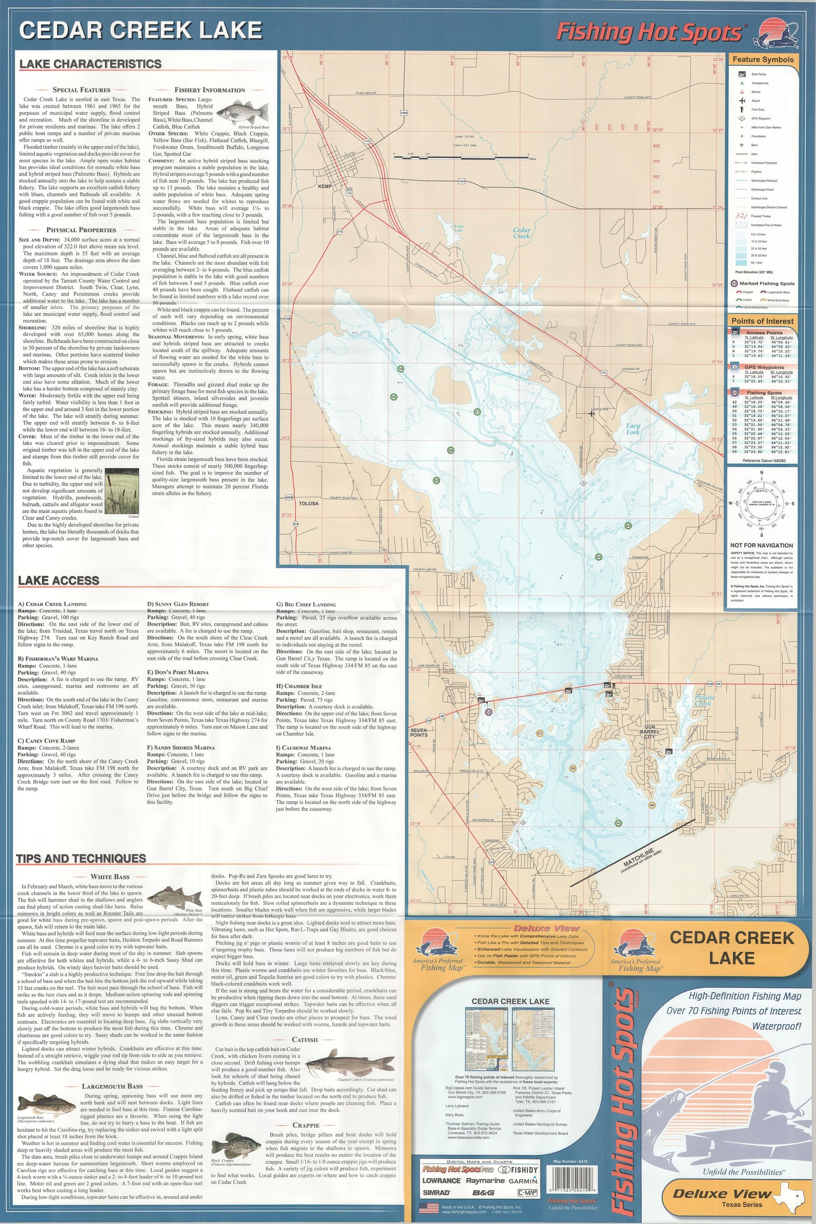 Cedar Creek Lake by Fishing Hot Spots
