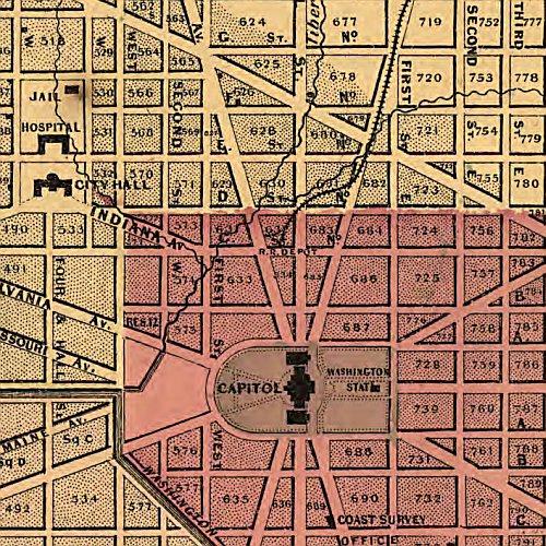 Johnson's Georgetown and the city of Washington, 1862