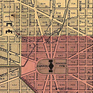 Johnson's Georgetown and the city of Washington, 1862