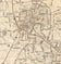 DFW Regional Area Major Arterial Wall Map - Antiqued Version