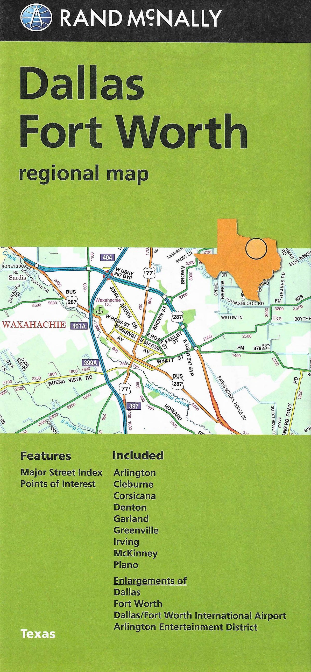 Dallas Fort Worth Regional Map