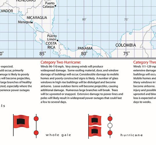 Atlantic Hurricane Tracking Map