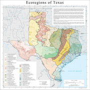 Ecoregions of Texas Map