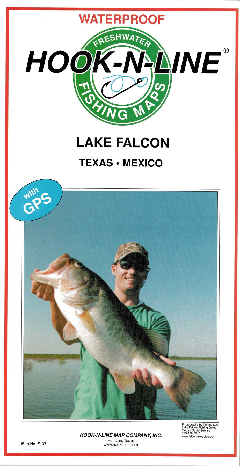 Lake Falcon Texas Fishing Map – Texas Map Store