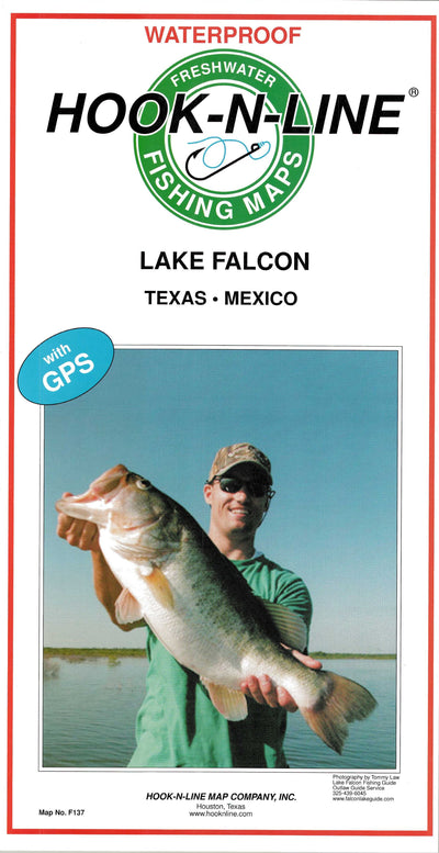 Lake Falcon Fishing Map by Hook-N-Line