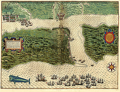 S. Augustini pars est terra Floridaƒ?? 1589